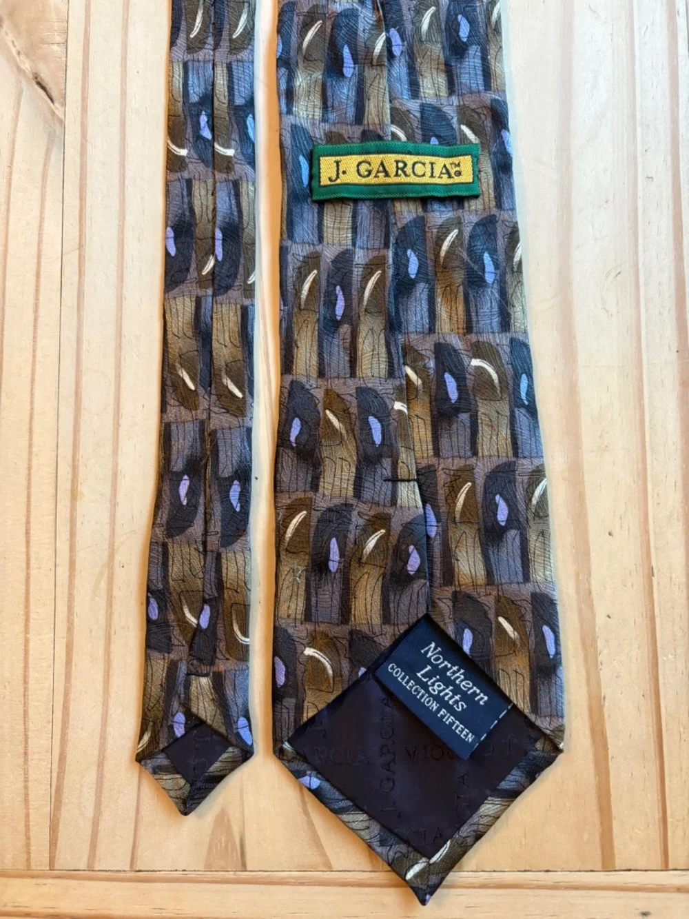 Vintage J. Garcia 100% Silk Tie 